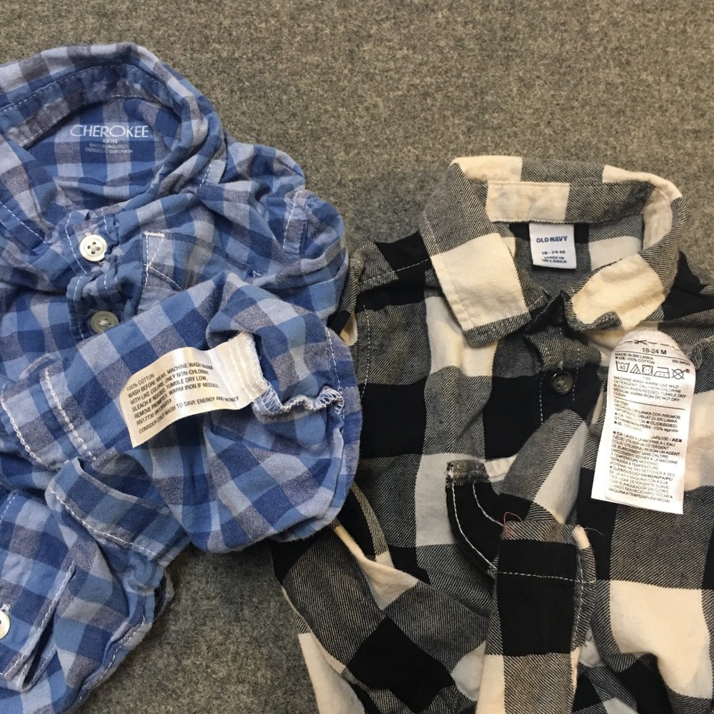 Baby Boy 18 Months Clothing Lot 7x Pieces Bulk Winter Thermal Corduroy Preppy - Picture 4 of 11